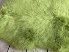 Ekte Svenske saueskinn / lammeskinn i Green Apple farge thumbnail