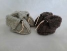 Tøfler Baby Slippers Natural - Merinoull thumbnail