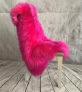 Ekte Svenske saueskinn / lammeskinn i Bold Pink farge thumbnail