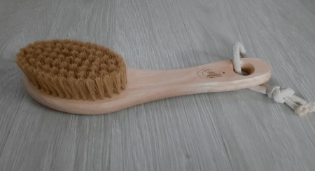 Badebørste ´boomerang´- naturlig hår