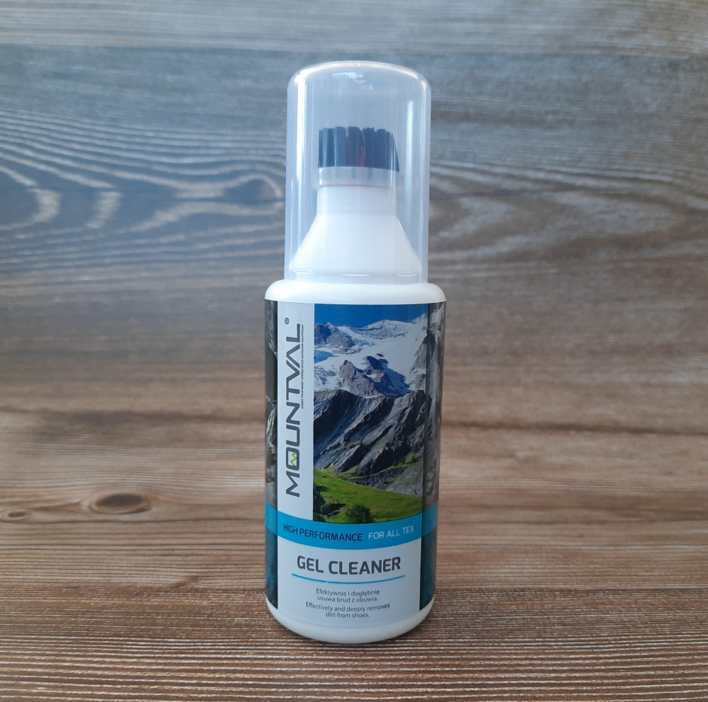 GEL CLEANER - spesiell gel for å rense semsket skinn og nubuck sko. Det anbefales for sportssko, fjellstøvler, også med GORE TEX®-membran. Den kan brukes på farget skinn. Flaske med svampapplikator.

100ml